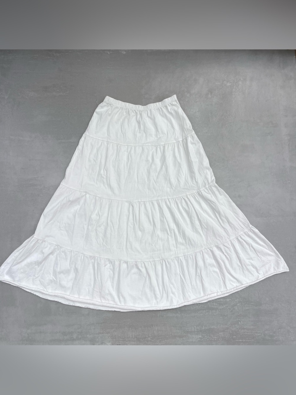 Cotton Tiered Ruffle Maxi